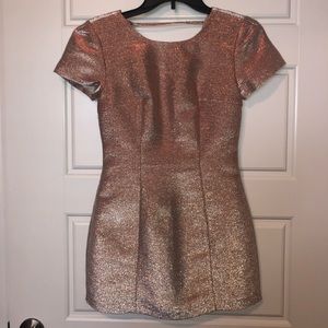 Pink Shiny Express mini dress